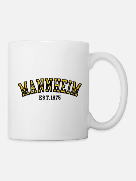 Mannheim Gründung 1975 - Tasse - Weiß
