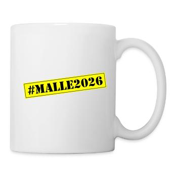 Malle 2026 - Mug blanc - blanc - Droite