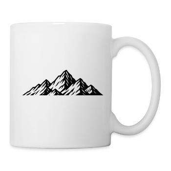 Mountains icon - Mug - white - Right