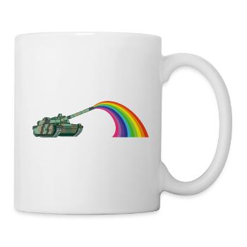 Peace chariot - Mug - white - Right