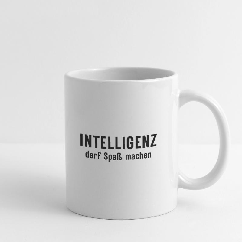Intelligence can be fun Statement Design Mug