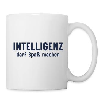 Intelligence can be fun Statement Design - Mug - white - Right