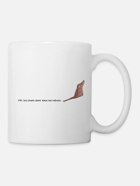Katzen sind alle gleich - Tasse - Weiß