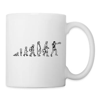 Boxen Evolution - Tasse - Weiß - Rechts