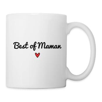 HERZ. MAMA. MUTTERTAG. PARTY. ALLES GUTE ZUM GEBURTSTAG - Tasse - Weiß - Rechts