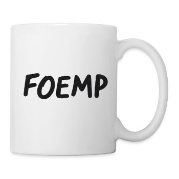 Foemp, West Flemish dialect T-shirt - Mug - white - Right