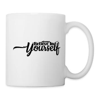 Crois en toi – Citation motivante - Mug blanc - blanc - Droite