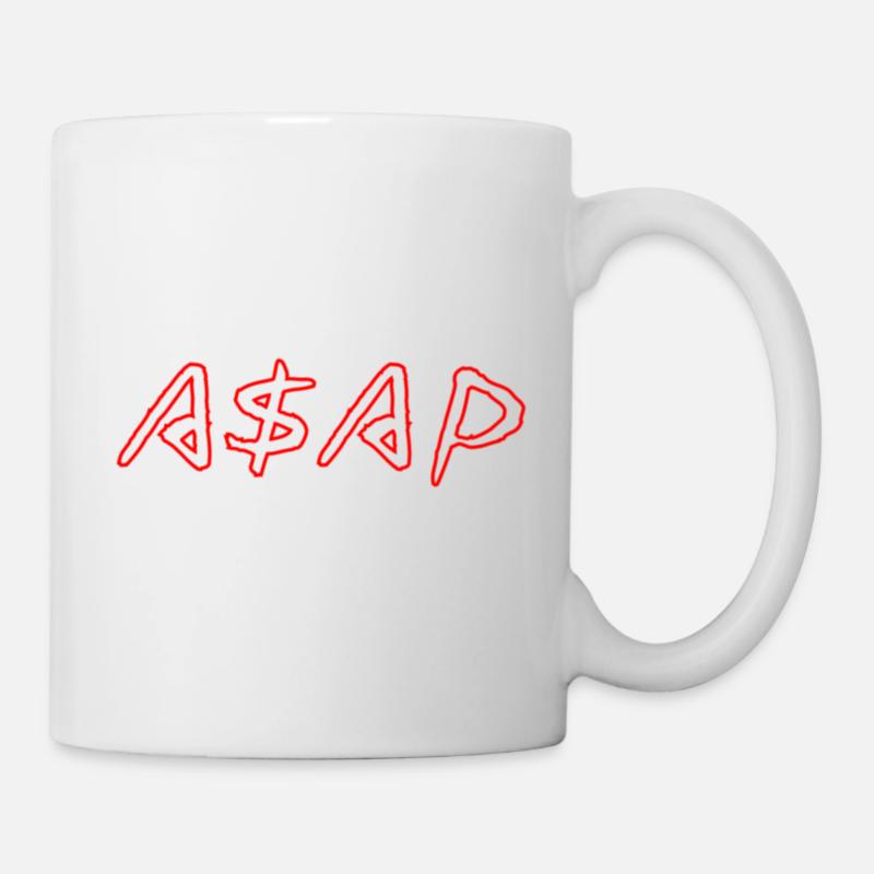 ASAP Neon Sketch Red - Mug blanc - blanc