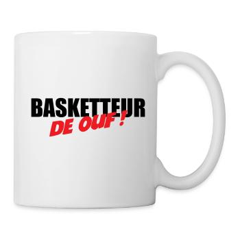 Basketballspieler der Welt – spaßige Leidenschaftssportleistung - Tasse - Weiß - Rechts