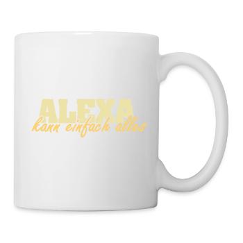 Frau Alexa - Tasse - Weiß - Rechts