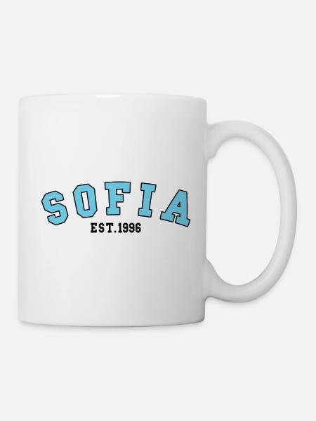 Sofia gegründet 1996 - Tasse - Weiß