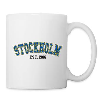 Stockholm, gegründet 1986 - Tasse - Weiß - Rechts