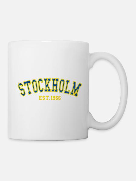 Stockholm gegründet 1966 - Tasse - Weiß