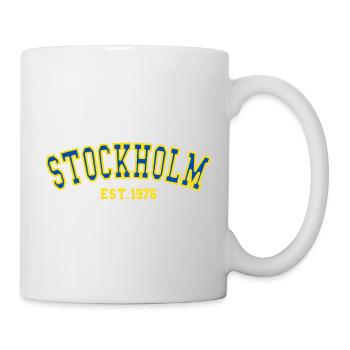 Stockholm gegründet 1976 - Tasse - Weiß - Rechts