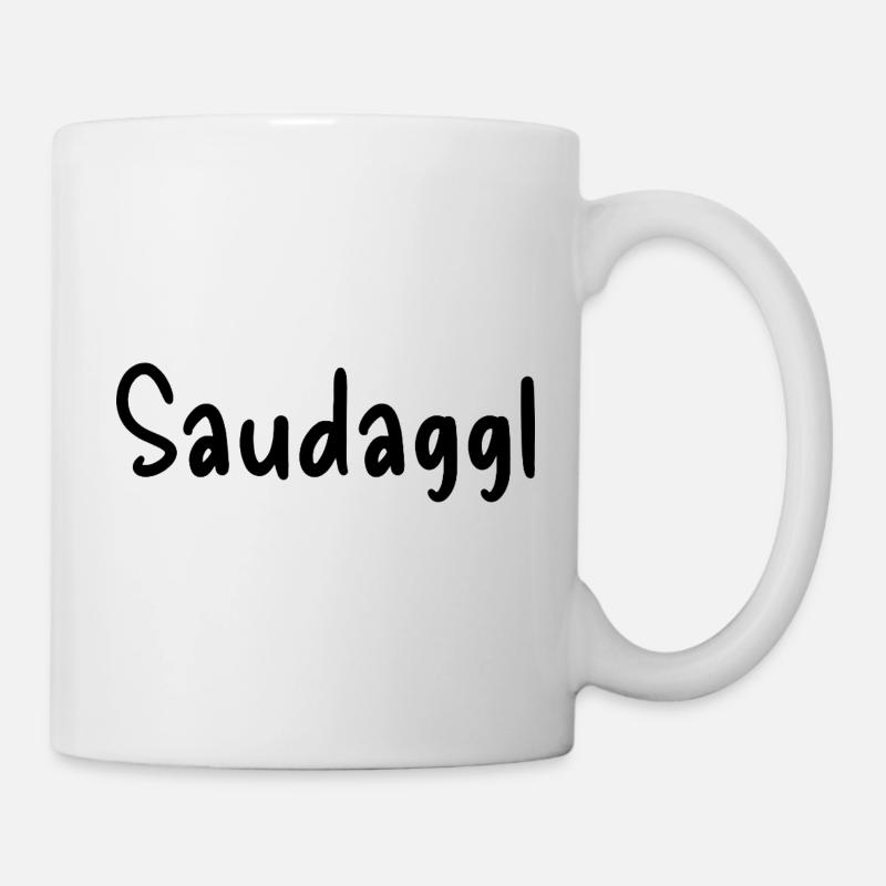 Saudaggl - Tasse - Weiß