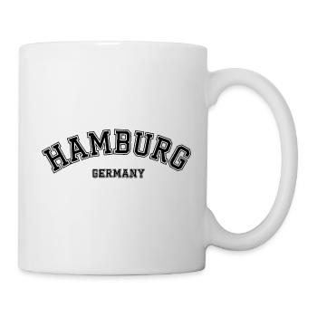 Hamburg Germany Urban Statement Art - Tasse - Weiß - Rechts