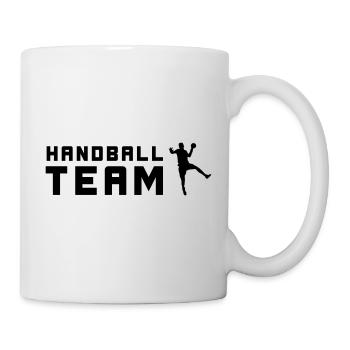 Handball Team Silhouette  - Tasse - Weiß - Rechts
