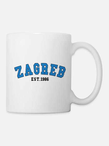 Zagreb gegründet 1986 - Tasse - Weiß