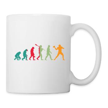 American Football - Tasse - Weiß - Rechts