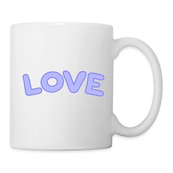 Amour Pastel en Bulles - Mug blanc - blanc - Droite