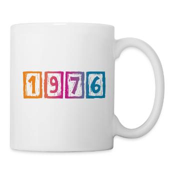 Millésime 1976 - Mug blanc - blanc - Droite