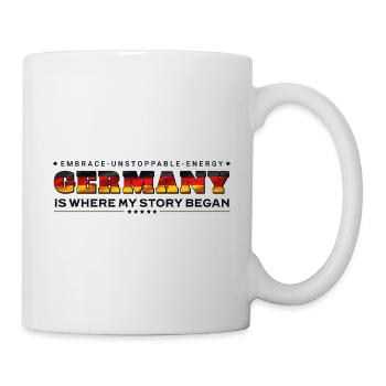 Allemagne : où mon histoire a commencé, fierté patrimoniale - Mug blanc - blanc - Droite