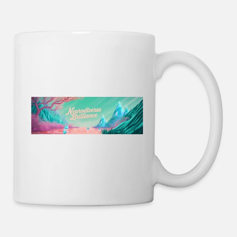 Neurodiverse Brilliance - Tasse - Weiß