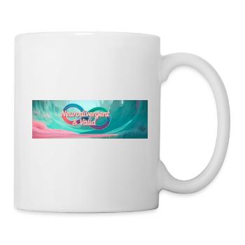 Neurodivergent & Valid - Tasse - Weiß - Rechts