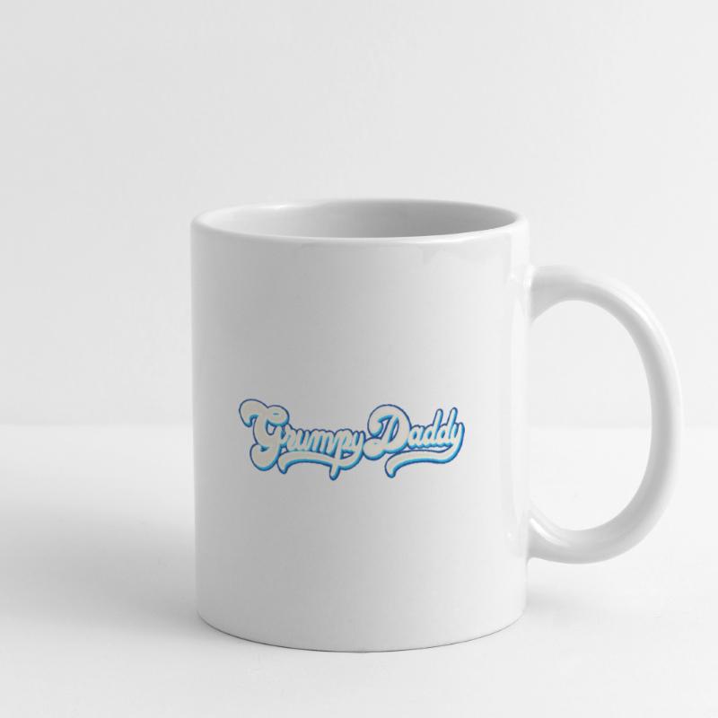 Grumpy Daddy Script - Farbe "Whipped Cream" Tasse