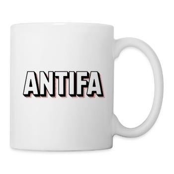 Antifa - Antifascist Merch - Mug - white - Right