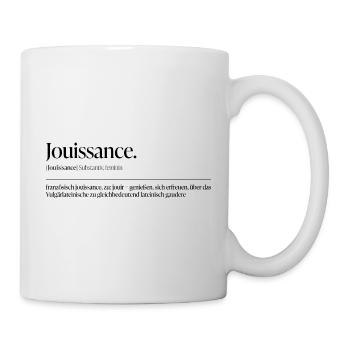 Jouissance – Lust as a statement - Mug - white - Right