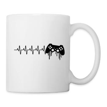Heartbeat gaming controller - Mug - white - Right