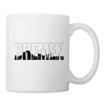 Ville de Brême - Skyline (transparent) - Mug blanc - blanc - Droite