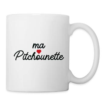 Ma Pitchounette Cœur Doux Script - Mug blanc - blanc - Droite