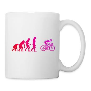 Roadbike artwork for your outfit - Mug - white - Right