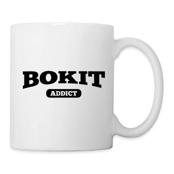 T-shirt Guadeloupe Humour - "Bokit Addict" - Mug - white - Right
