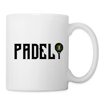 Padel - Tasse - Weiß - Rechts