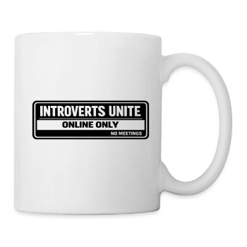 Introvertierte - Tasse - Weiß - Rechts