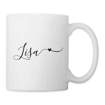 Lisa Name First Name Decorative - Mug - white - Right