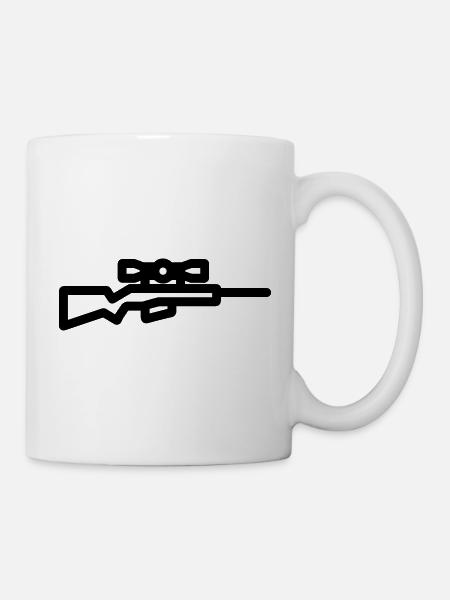 Scharfschütze - Tasse - Weiß