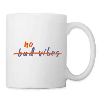 No Bad Vibes Positive Mindset - Mug - white - Right