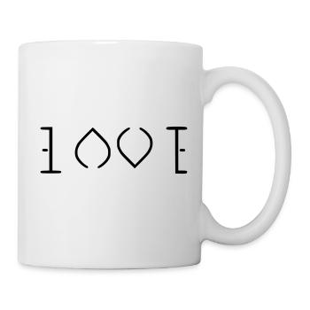 Liebe - Tasse - Weiß - Rechts
