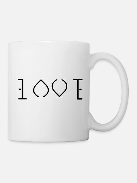 Liebe - Tasse - Weiß