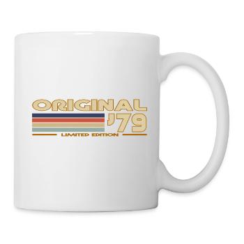 Rétro vintage 1979 - Mug blanc - blanc - Droite