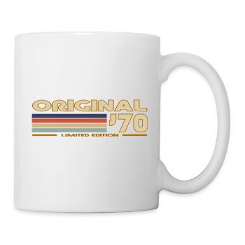 Rétro vintage 1970 - Mug blanc - blanc - Droite
