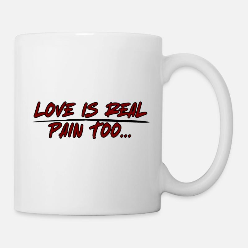 love is real - Tasse - Weiß