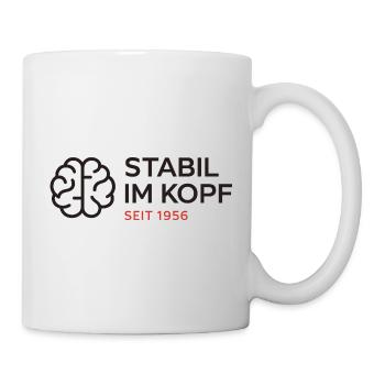 Stabil im Kopf seit 1956 | Geburtstag Shirt Vintag - Mug blanc - blanc - Droite
