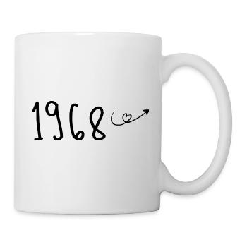 Jubiläum 1968 1968 Rückblick 1968 - Tasse - Weiß - Rechts