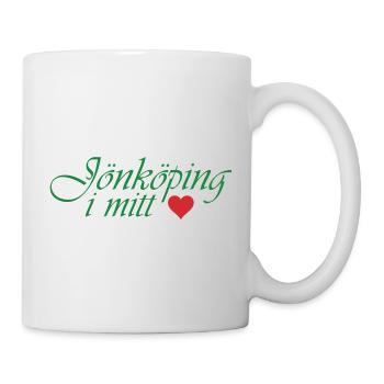 Jönköping dans mon cœur - Mug blanc - blanc - Droite