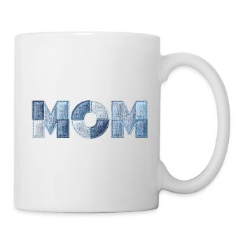 Patchwork Mom Lettering Gift for Mom - Mug - white - Right